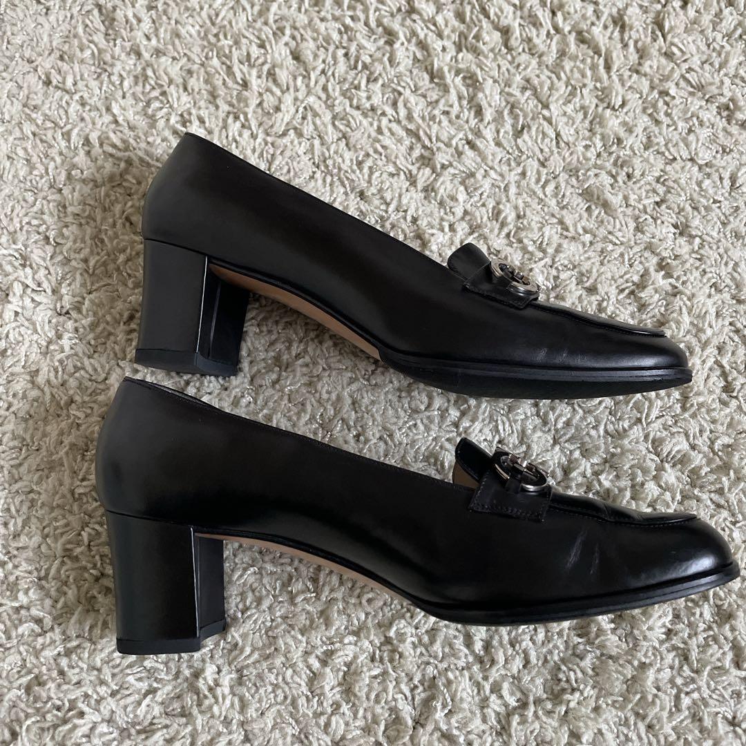 Ferragamo フェラガモ レザー パンプス　ローファー型 ガンチーニ