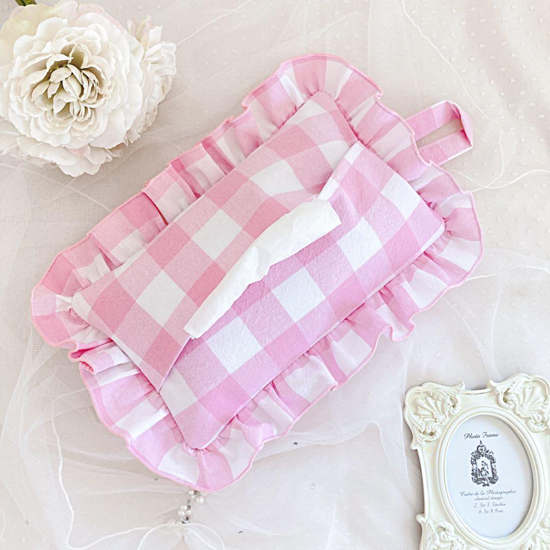 R様ご確認ページ♡フリルクッションカバー・ティッシュカバー