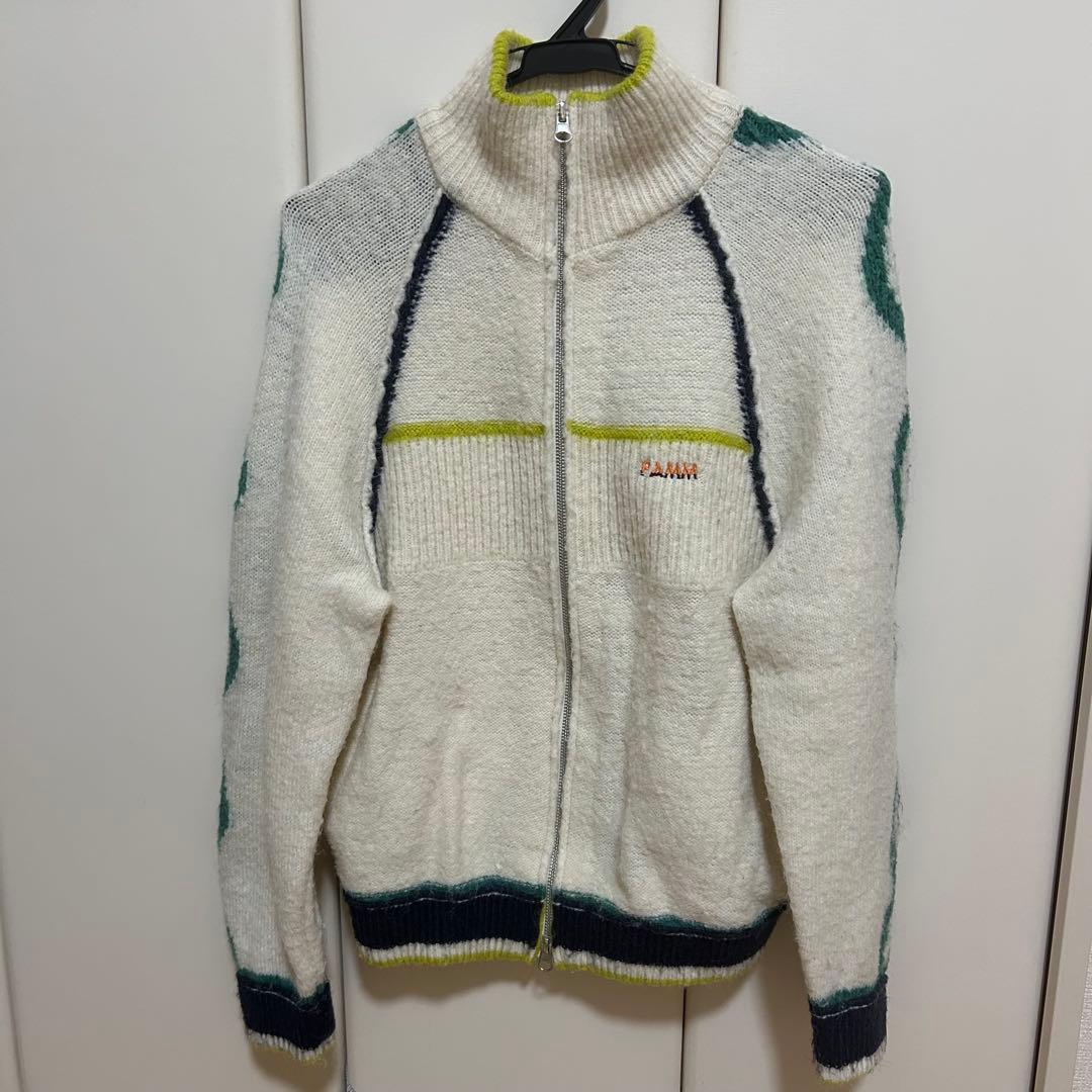 PAMМ　ホームウェアのニットトラックジャケット ホワイト サイズ2