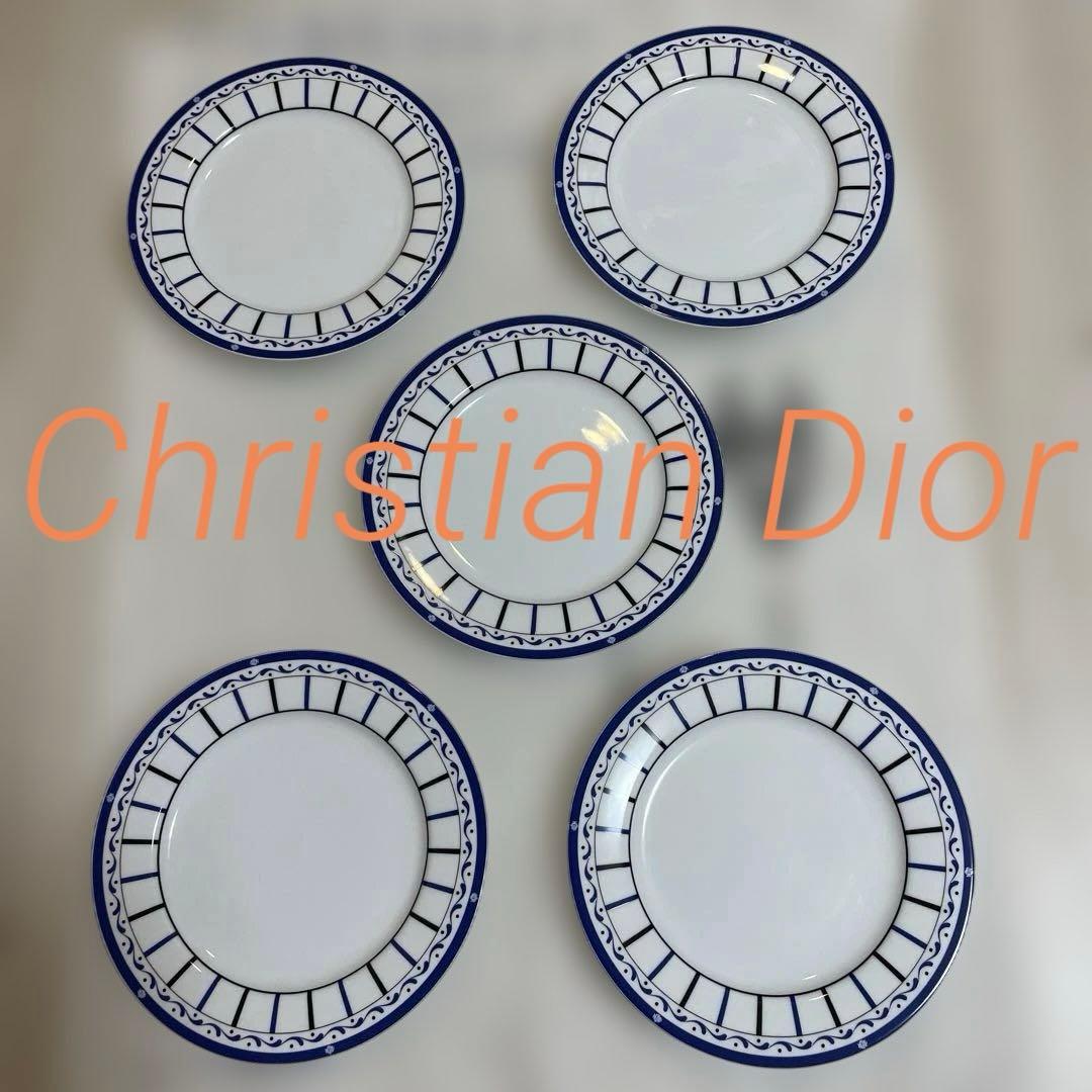 クリスチャン・ディオールの「レイユール」　デザートプレート　5枚