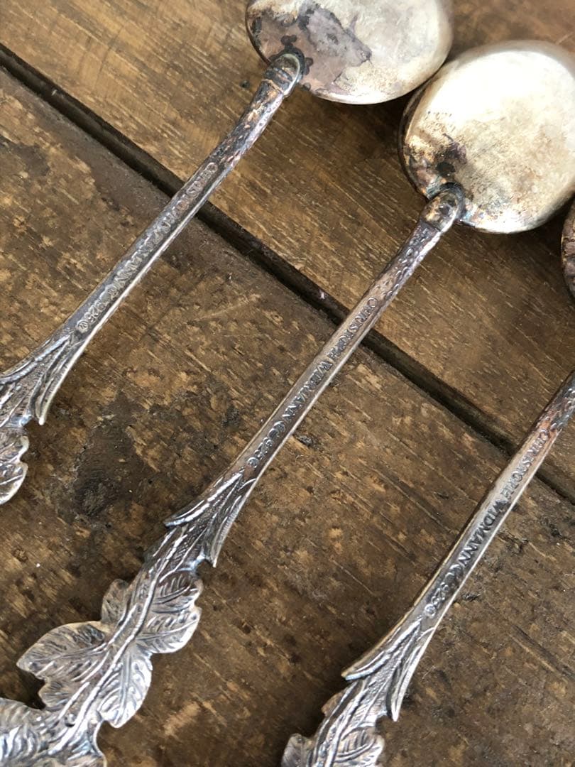 クリストフウィドマン　ヒルデスハイムローズ　スプーン6客　925シルバー　純銀製