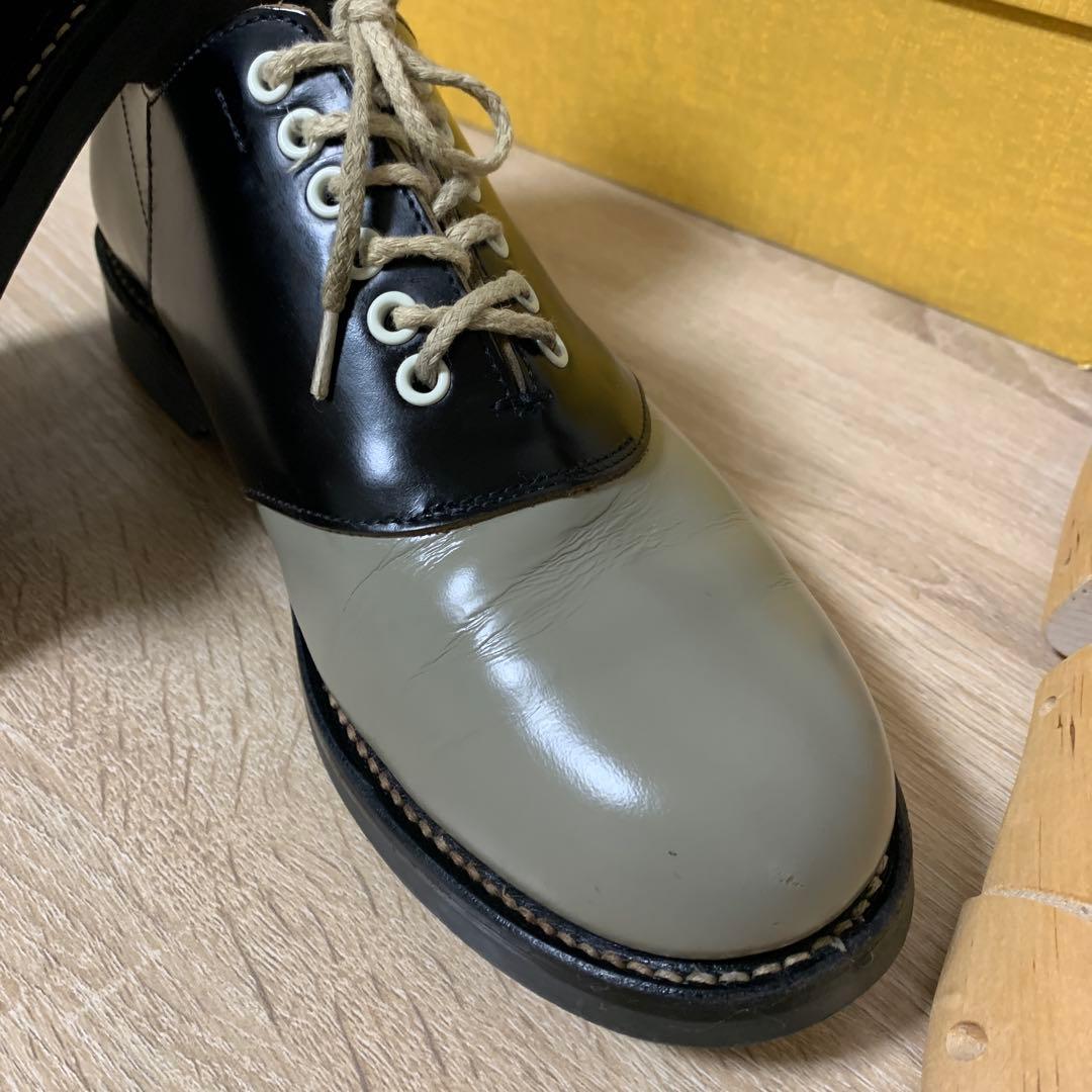 グラントさん専用 REGALサドルシューズ(25cm)グレー/ブラック)中古品