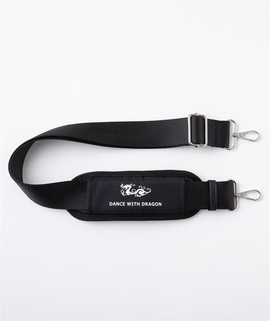 新品☆ダンスウィズドラゴン モノグラム プリント ボストン☆シューズケース☆黒