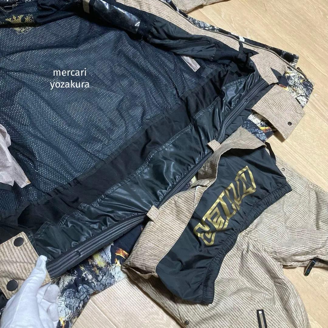 美品 ETHER エター M スノーボードウェア上下 COMPASS