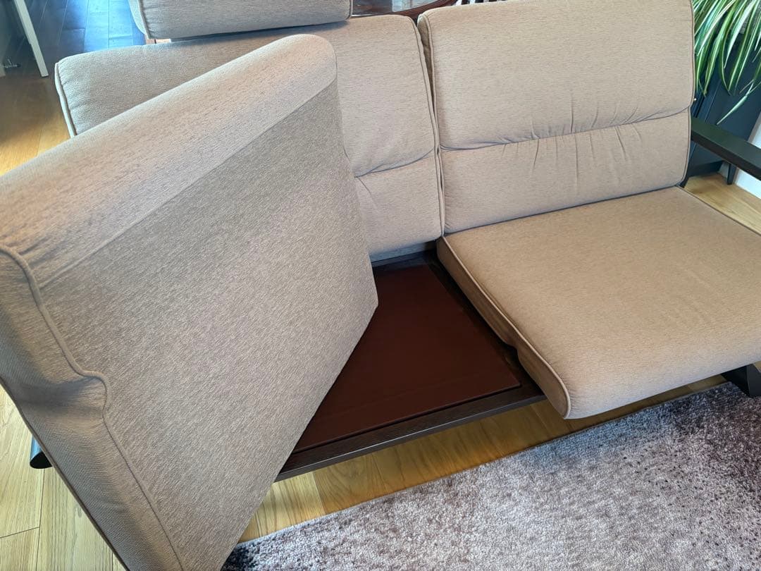 【美品】飛騨産業 HIDA キツツキ KAYA2 ソファ + ヘッドレスト付き
