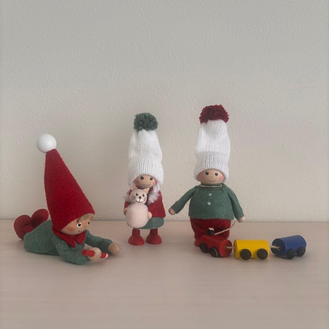 ノルディカ ニッセ　クリスマス　男の子女の子　3点セット