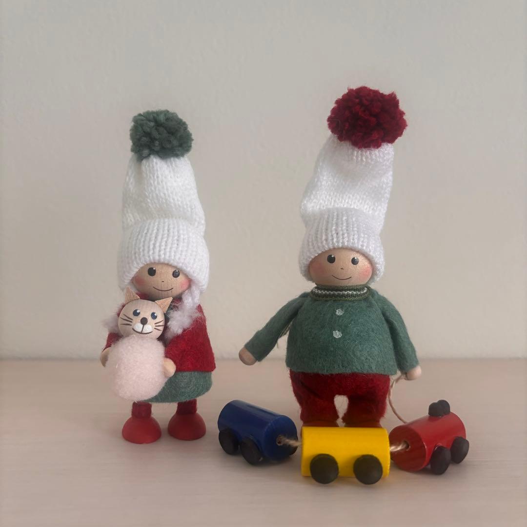 ノルディカ ニッセ　クリスマス　男の子女の子　3点セット