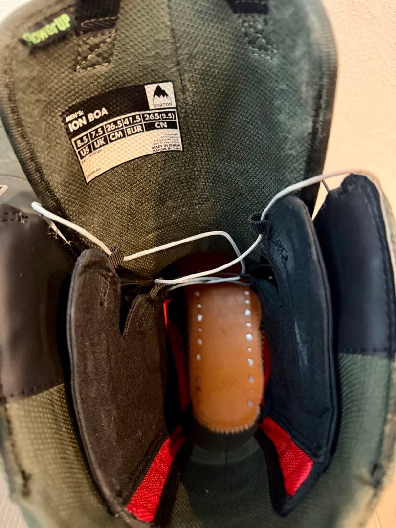【Burton 】ION BOA メンズ26.5（グリーン）