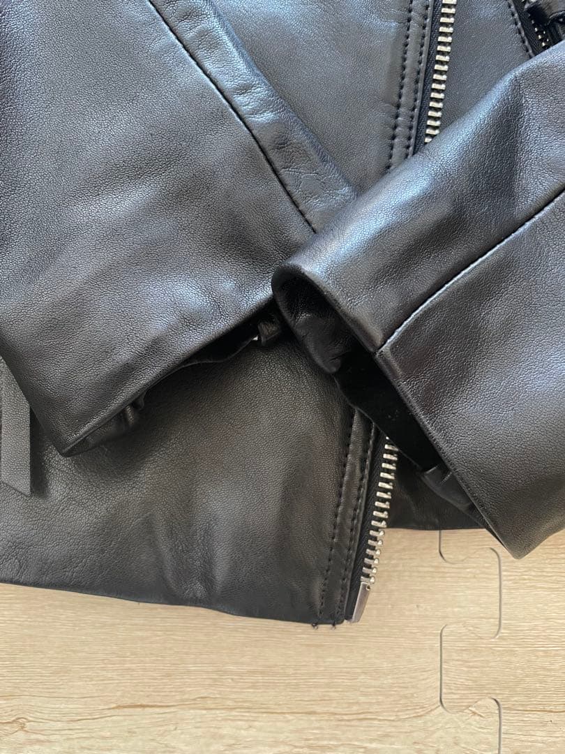 ALLSAINTS ブラック ライダースジャケット UK6