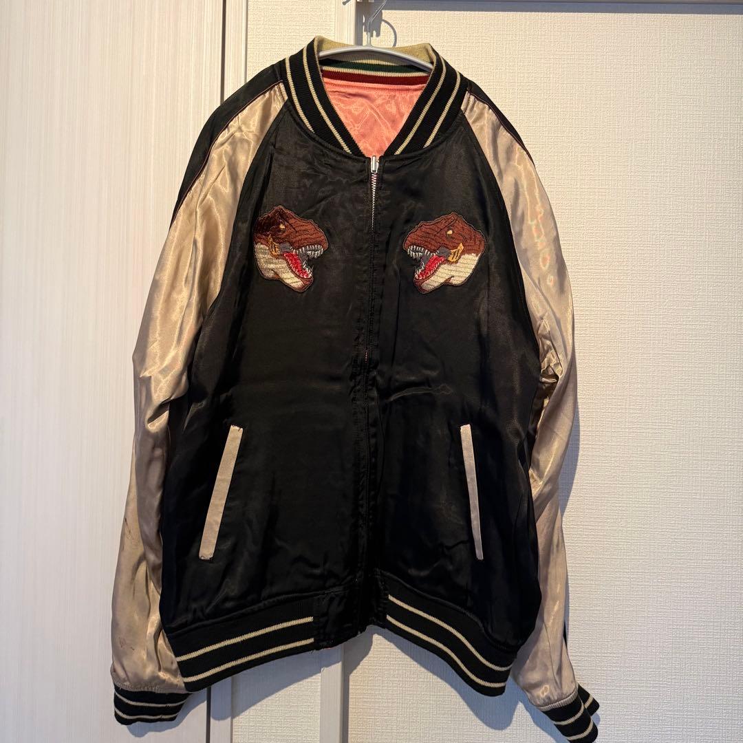 HOUSTON リバーシブル　スカジャン