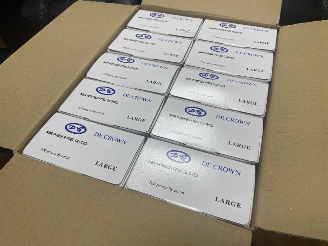 ニトリル手袋 Ｌサイズ 3,000枚 (まもなく在庫切れ)