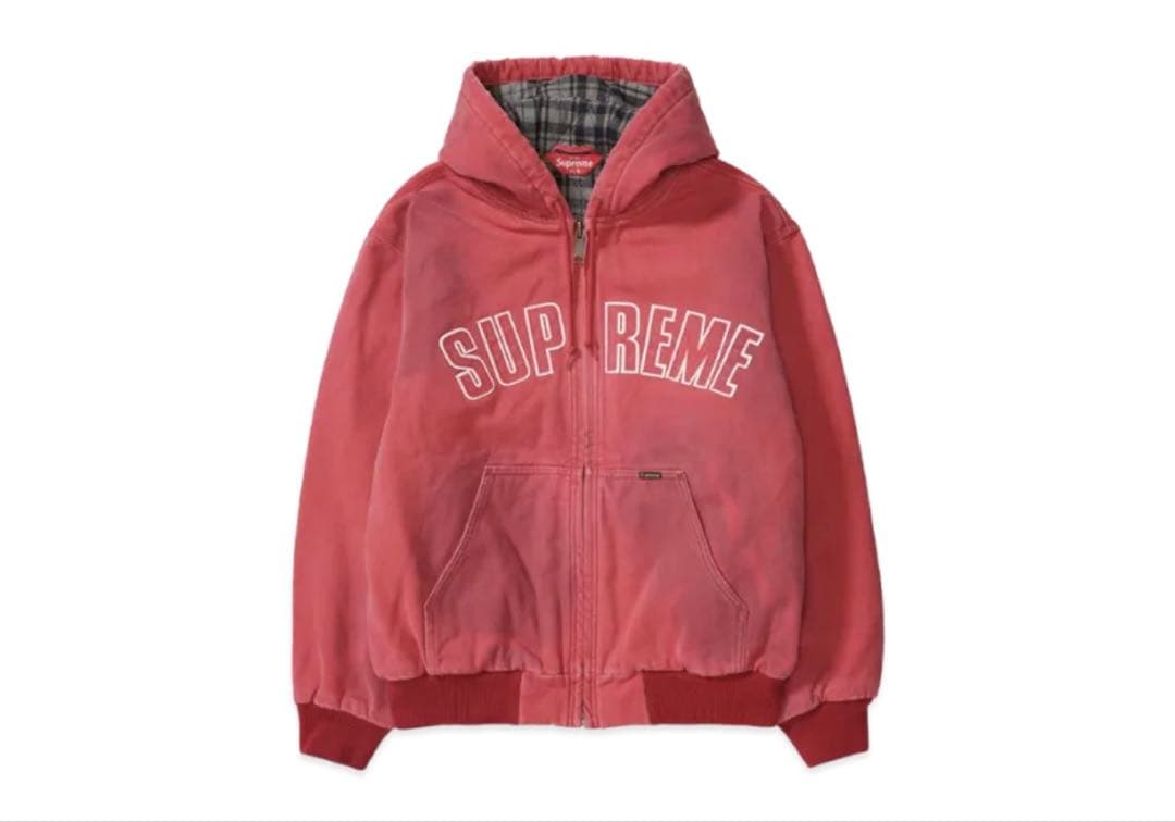 ジャケット・アウター Supreme reflective arc hood work jacket