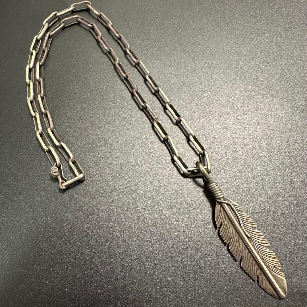 Navajo Harvey Mace フェザー　ネックレス