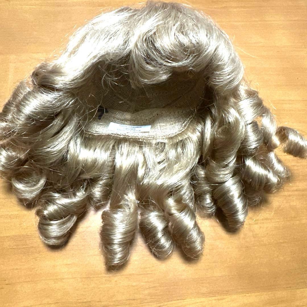 ビスクドール用 人毛ウィッグ フランス製