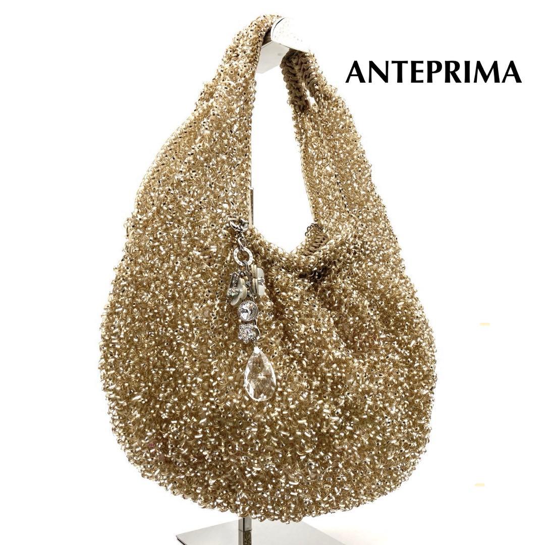 ANTEPRIMA ヴォルーメ　ワイヤー　トートバッグ　ハンドバッグ　チャーム付