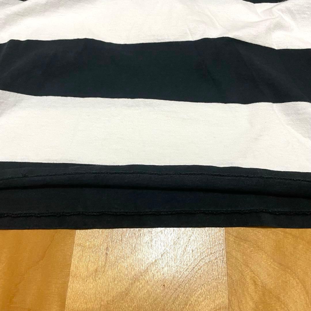 ✅激レア早い者勝ちXLサイズgoodenoughボーダーTシャツ黒白グッドイナフ