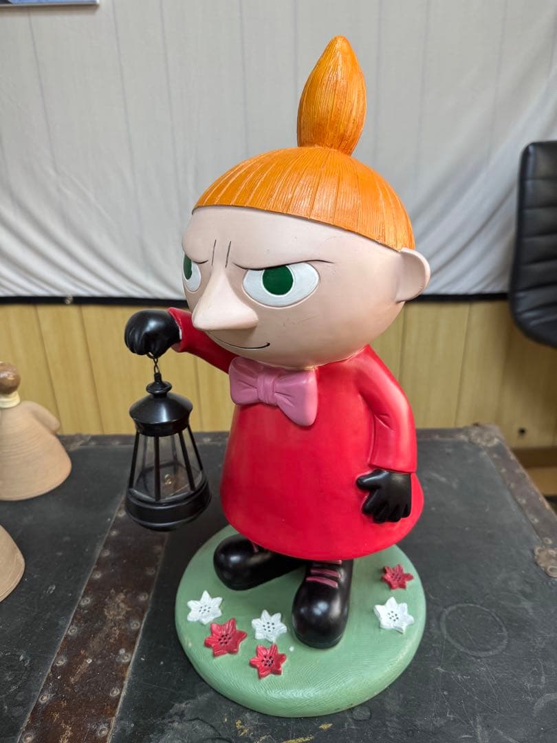 ☆ムーミン リトルミイ 置物 ランタン付き 約50cm