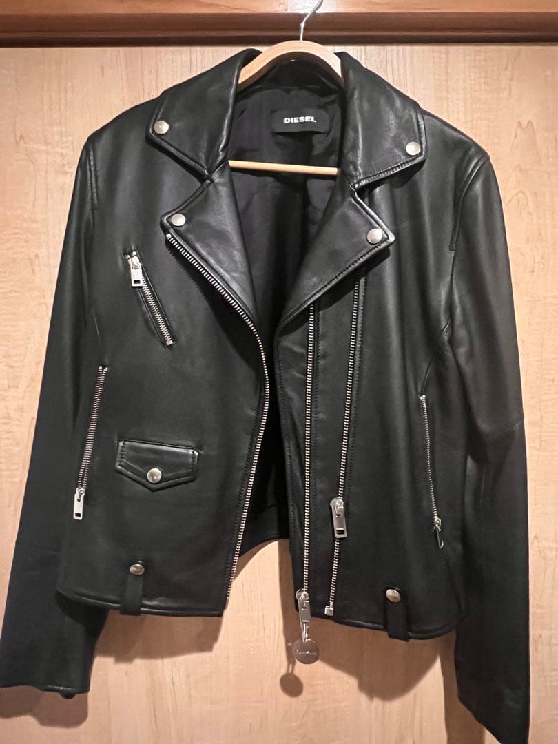 値下げ！　DIESEL ライダースジャケット　レディース