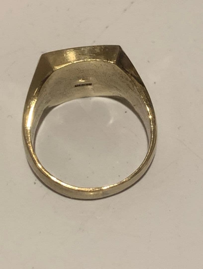 印台リング　刻印アリ　※石取れアリ