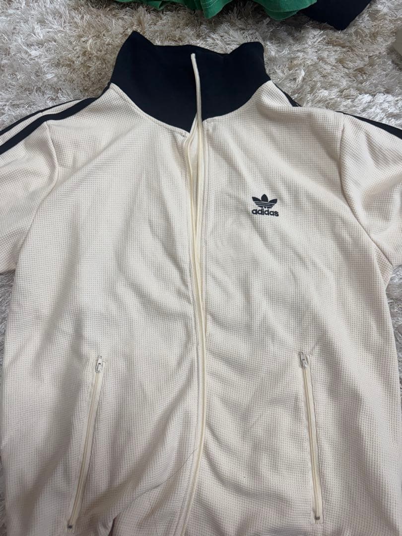 adidas トレフォイル ジップアップジャージ L