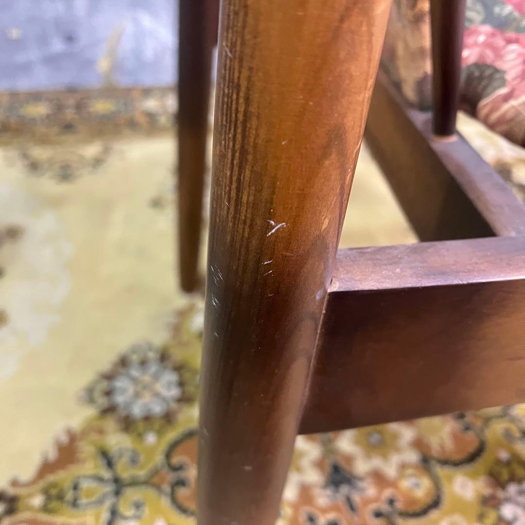 ꧁トーヨーファニチャー TOYO FUNITURE꧂花柄ダイニングチェア 椅子