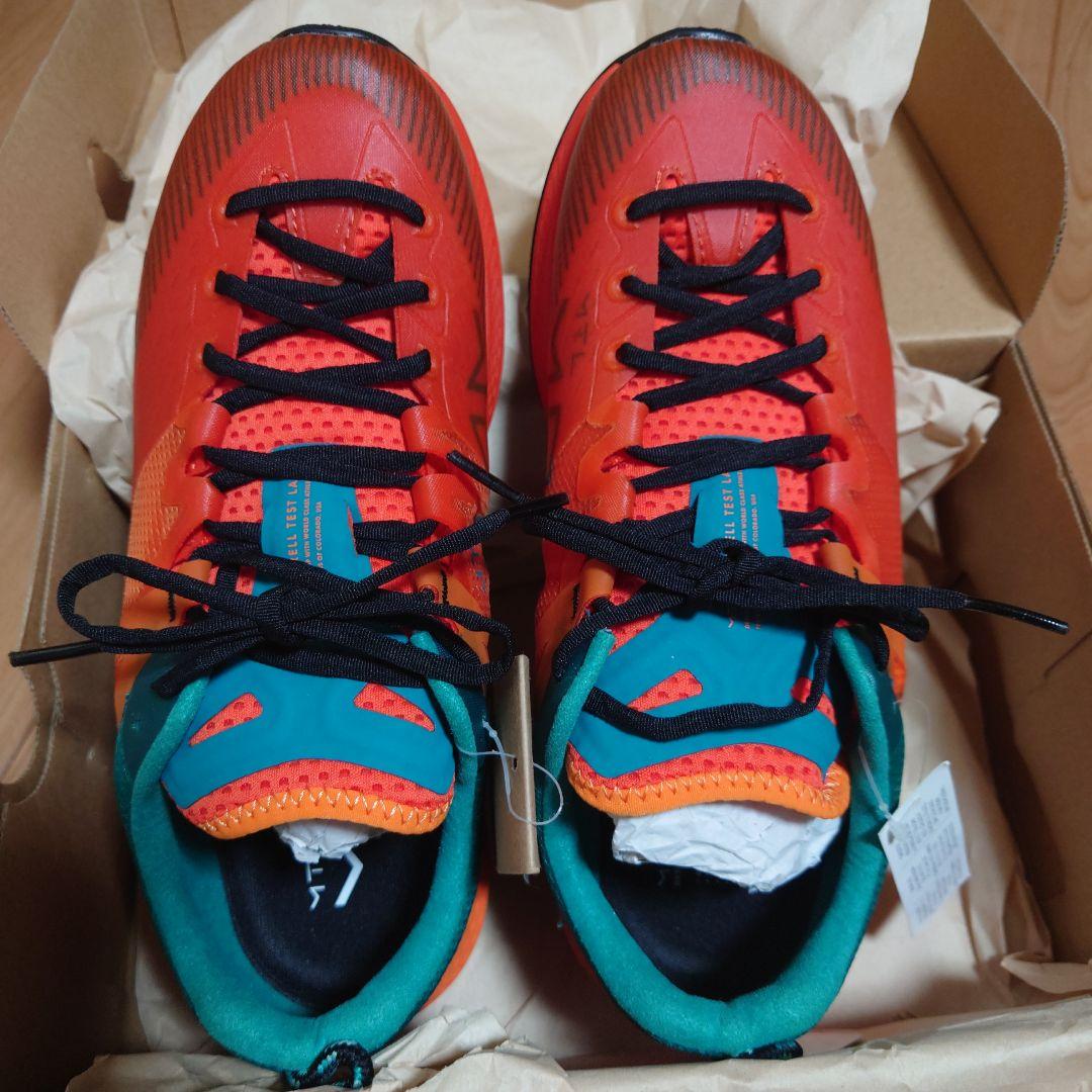 MERRELL トレイルランニングシューズ オレンジ/ターコイズ25cm