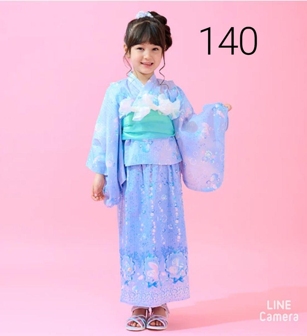 メゾピアノシェルジュエリー柄　浴衣