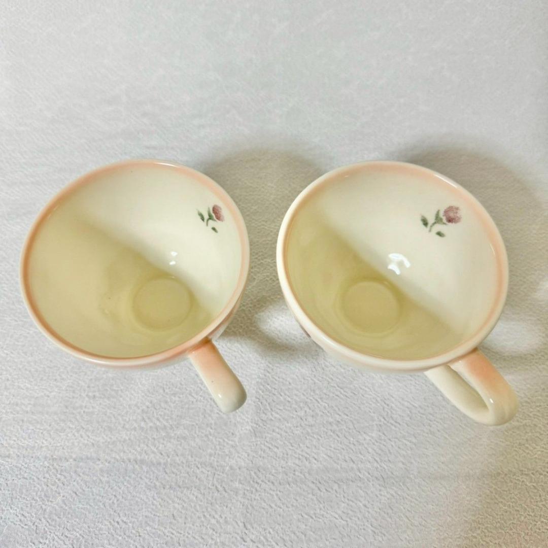 【廃盤品】Many　ローズ　プチメゾン 食器 陶器　ティーカップ　キャニスター