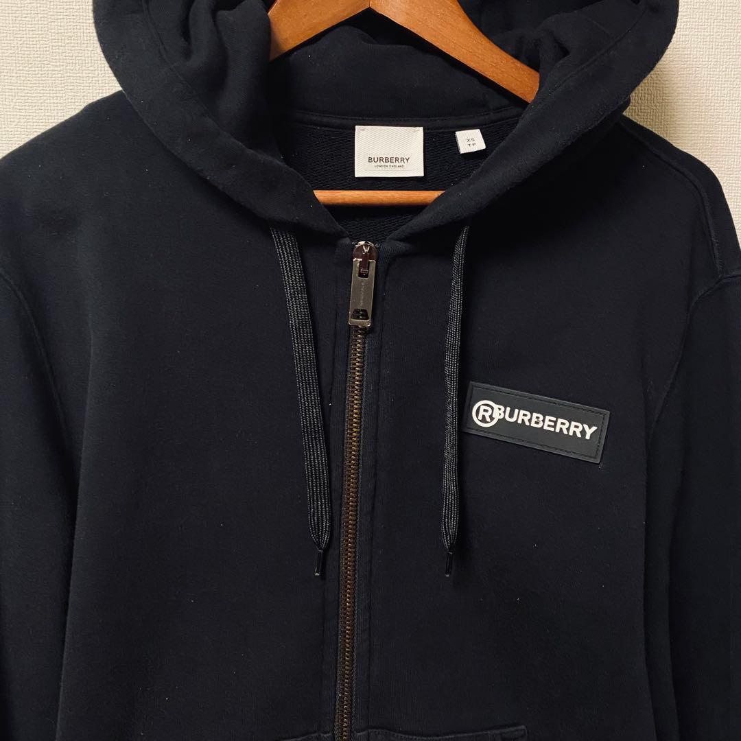BURBERRY バーバリー ジップアップパーカー 袖ロゴ
