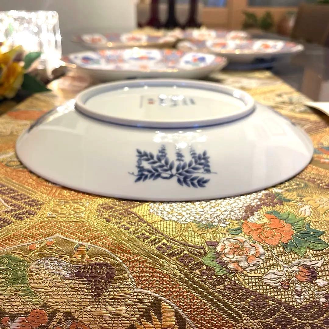 宮内庁御用達　香蘭社　謹製　フランクリン・ポーセリン 限定版絵皿 花の宴の内　5