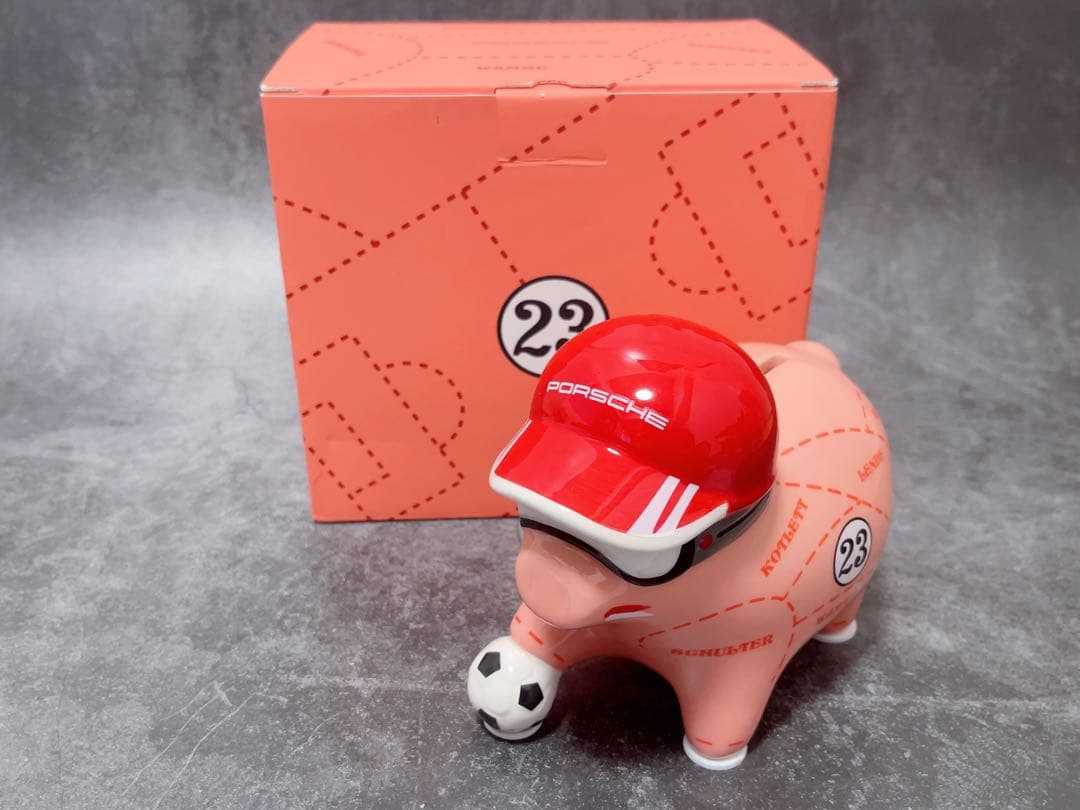 ポルシェ　ピンクピッグ　陶磁器　Porsche PINK PIG 貯金箱
