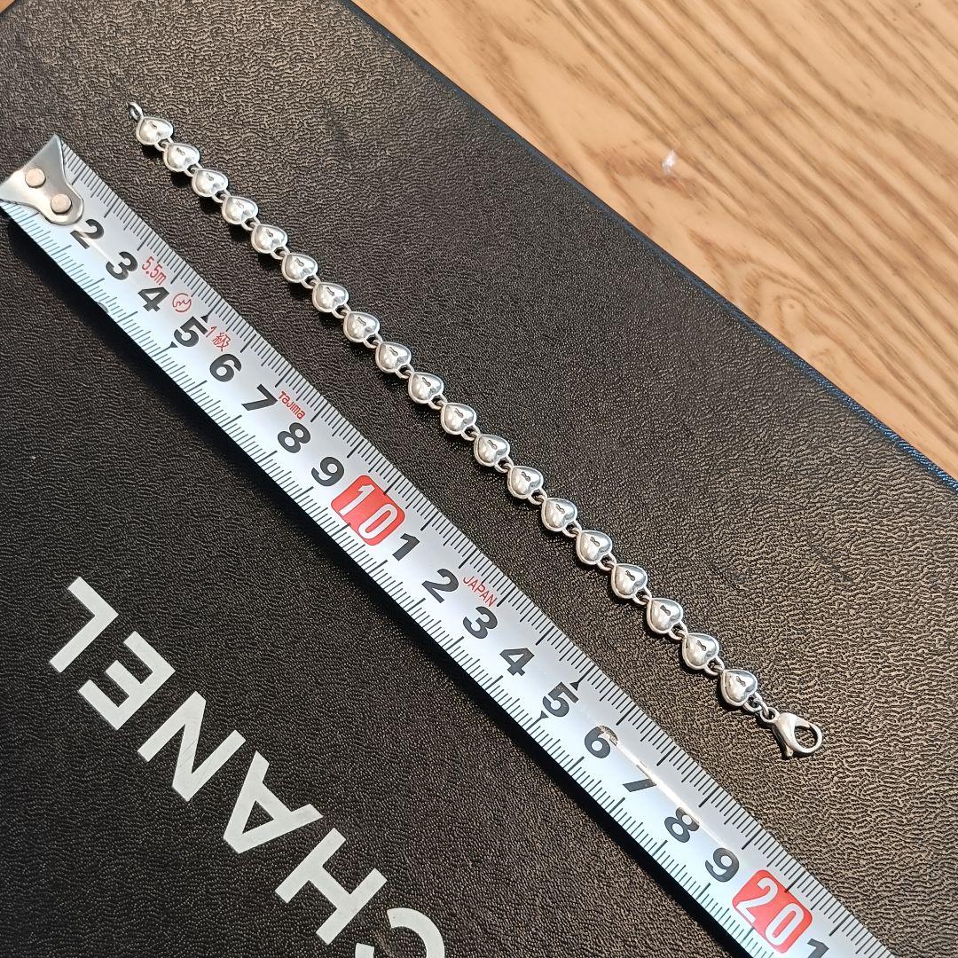 Tiffany & Co. ブレスレット　パフハート　ハートロック　シルバー
