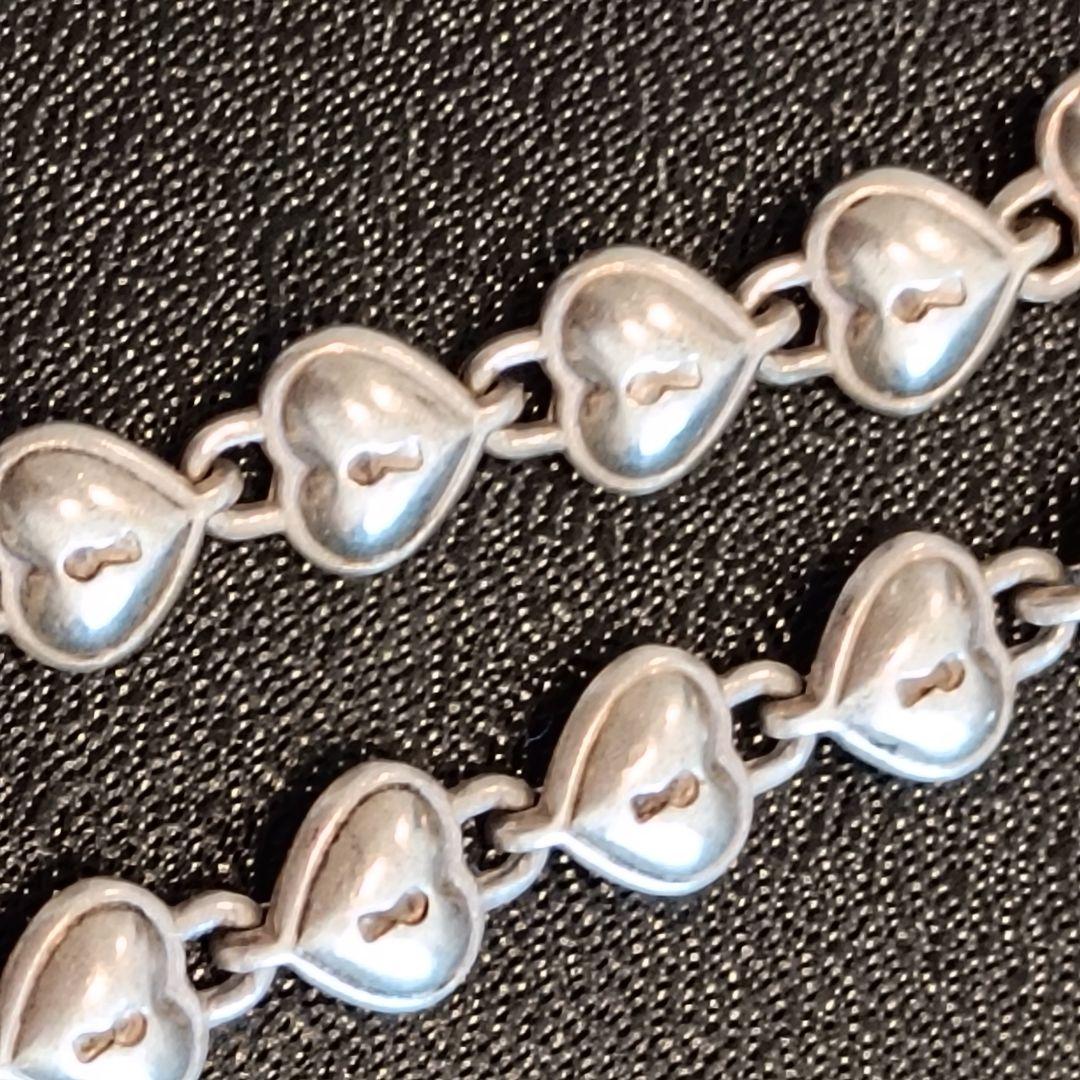 Tiffany & Co. ブレスレット　パフハート　ハートロック　シルバー