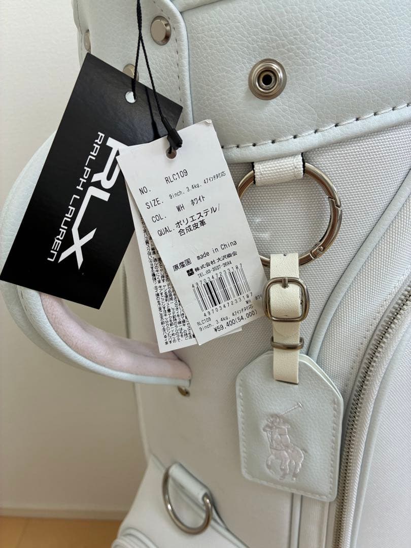 【✨新品・未使用✨】RLX ラルフローレン2025 ホワイト キャディバッグ