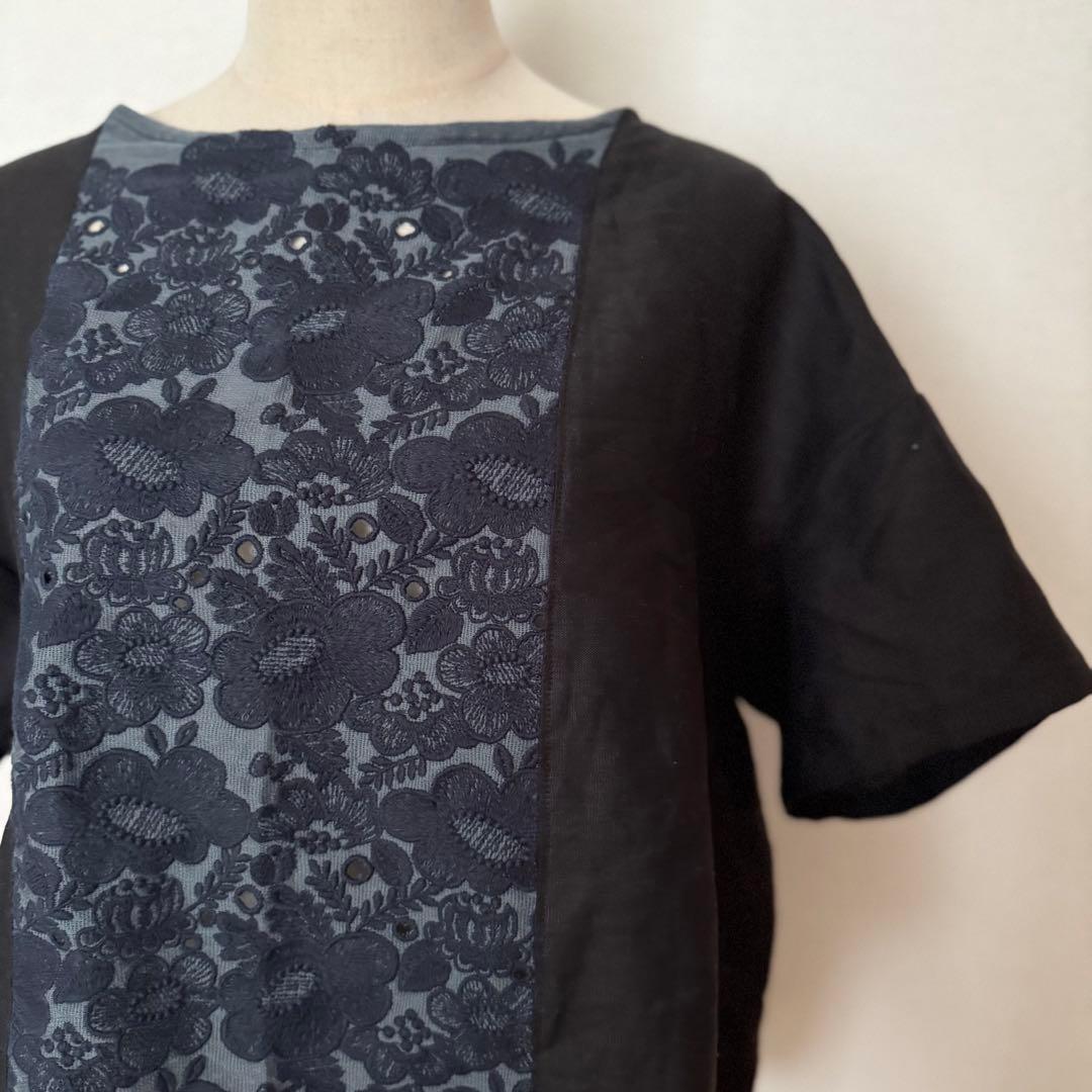 ミナペルホネン　smile flower タックプルオーバー