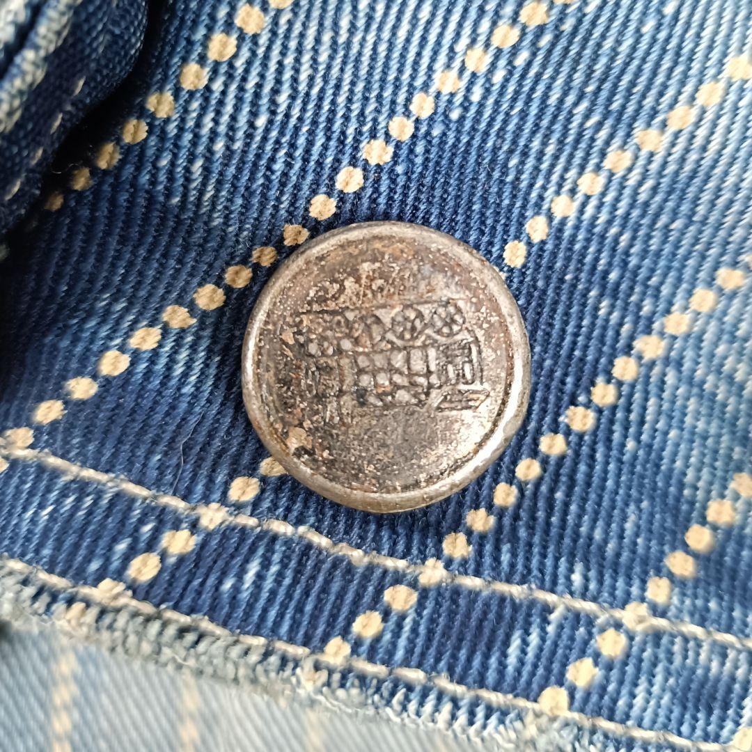 RRL USA製 ウォバッシュワークトレンチコート デニム ストライプ O07