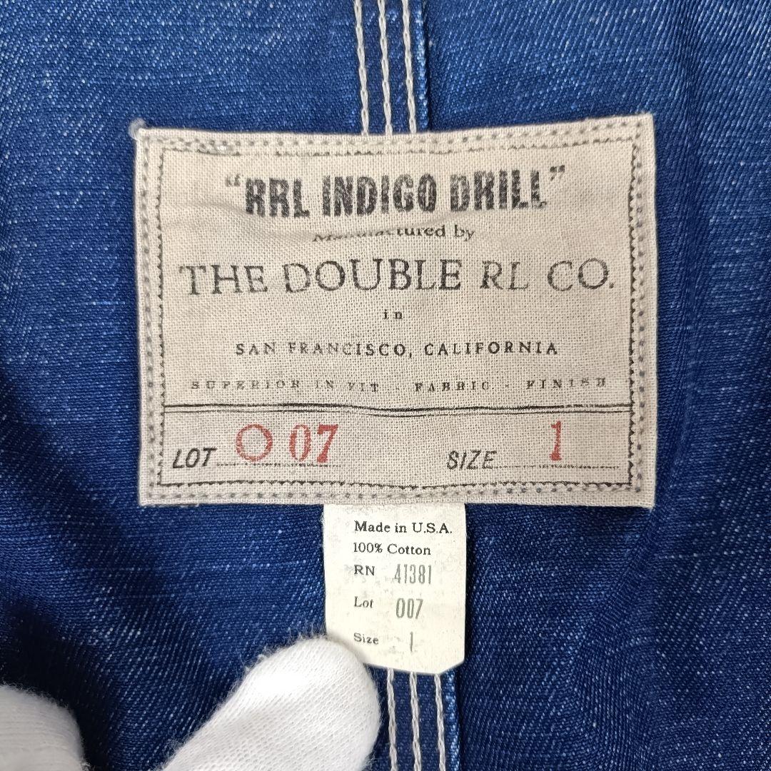 RRL USA製 ウォバッシュワークトレンチコート デニム ストライプ O07