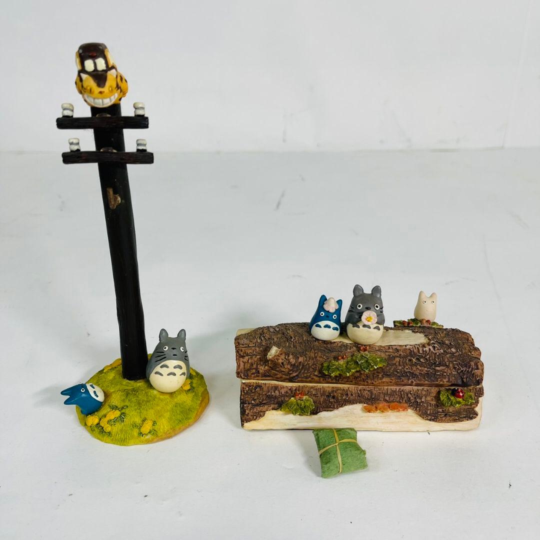 【となりのトトロ】お花のラッパ 小物入れ ネコバス 電柱