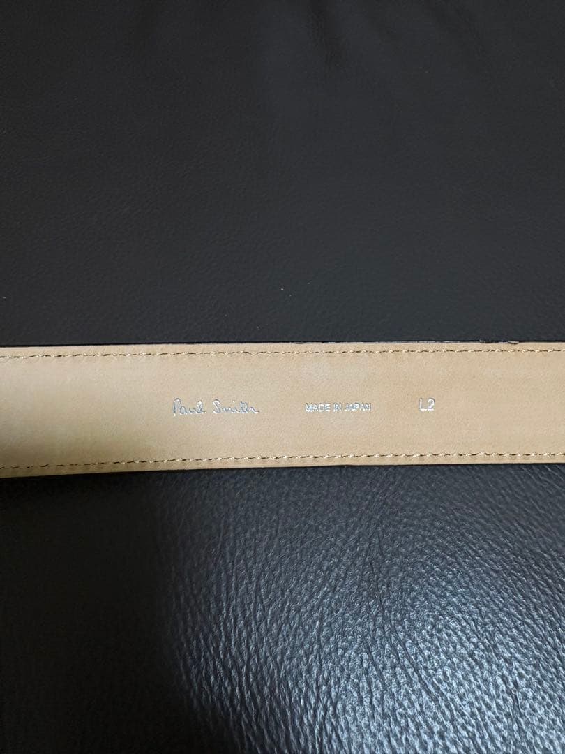 【極美品】Paul Smith ベルト レザー　ブラック L2 ポールスミス