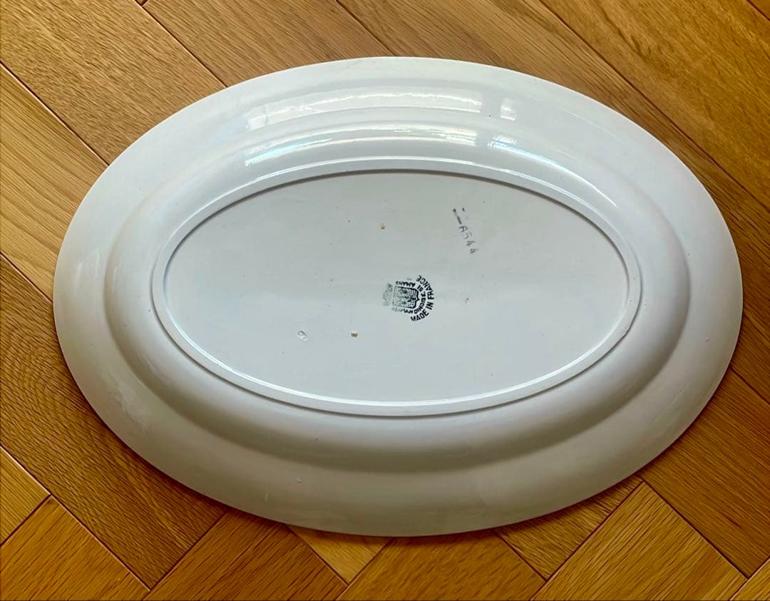 フランス　アンティーク　オーバル皿