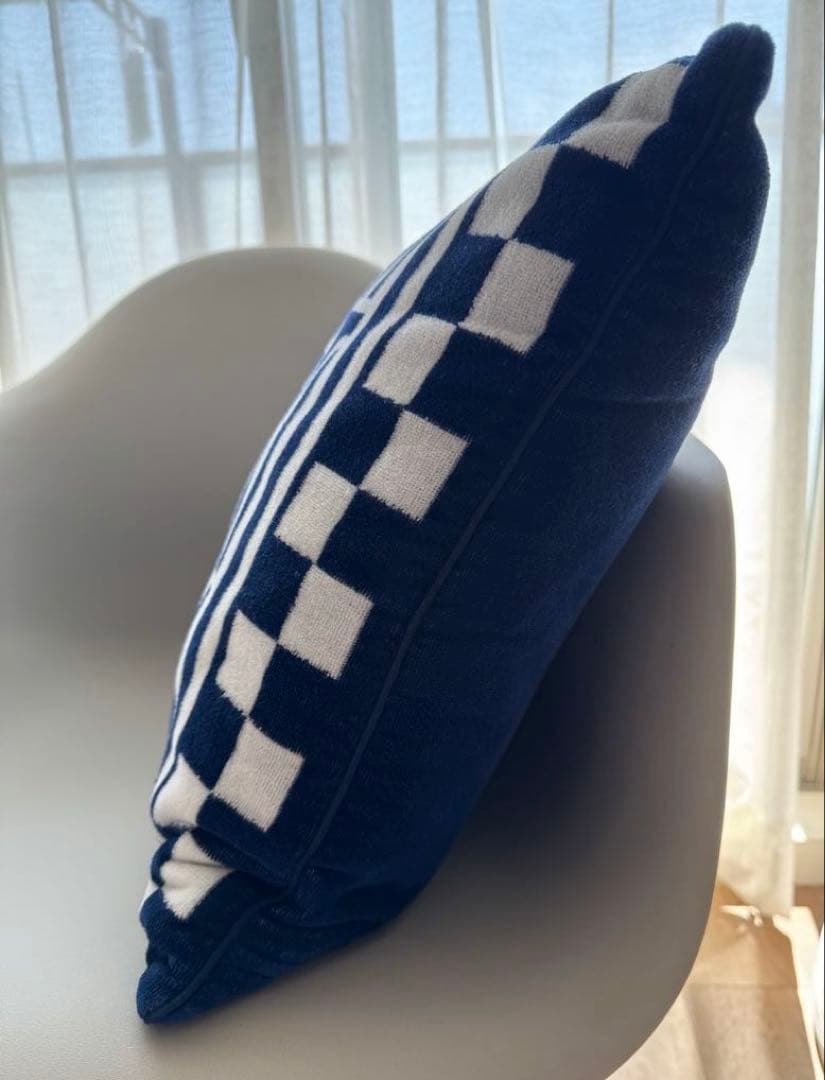 LOUIS VUITTONストライプロゴ クッション 保存袋付き