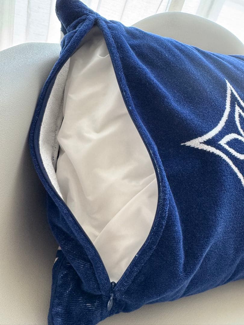 LOUIS VUITTONストライプロゴ クッション 保存袋付き