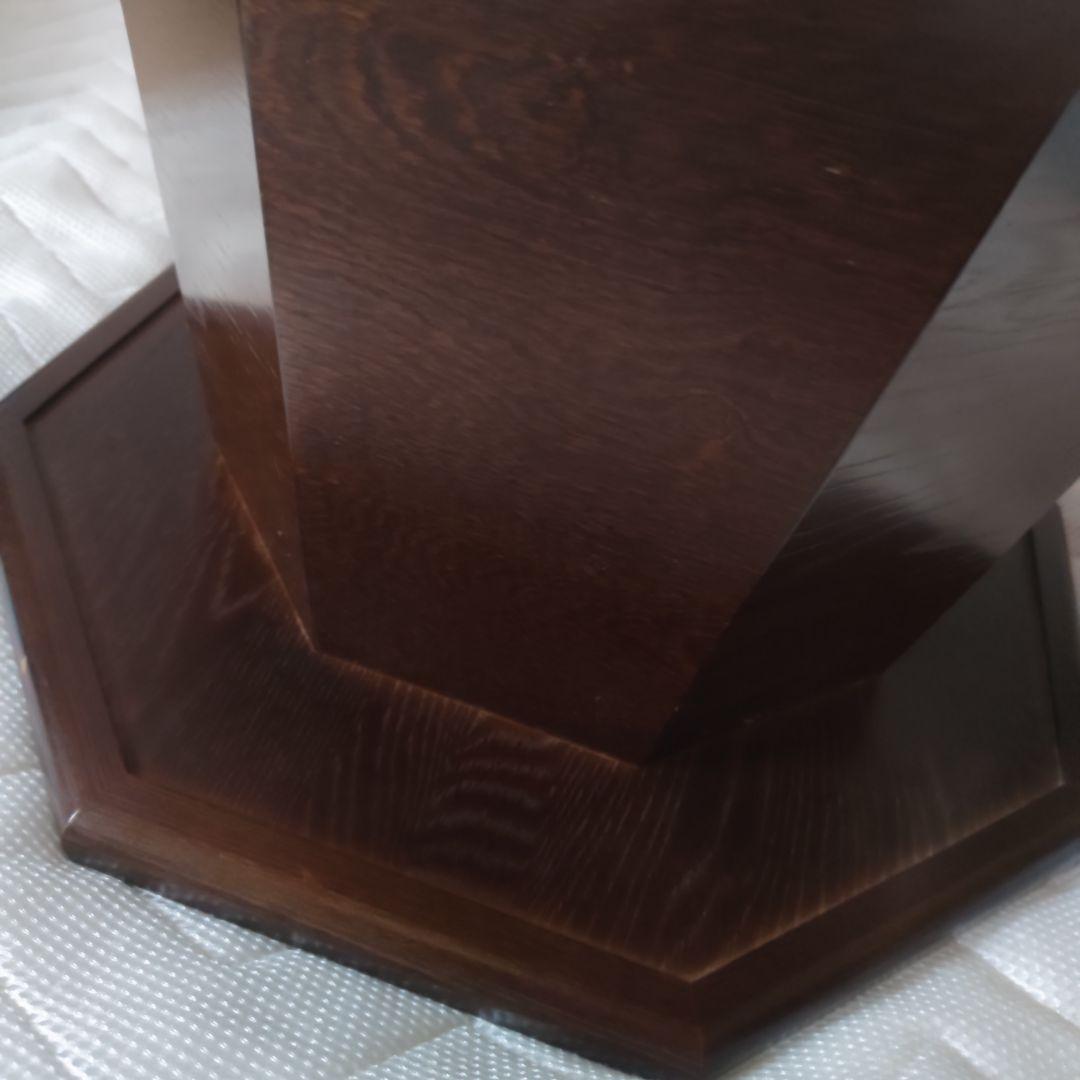 昭和レトロ　民芸家具　八角膳　ミズメザクラ　飾り台　花台　座卓机　当時物