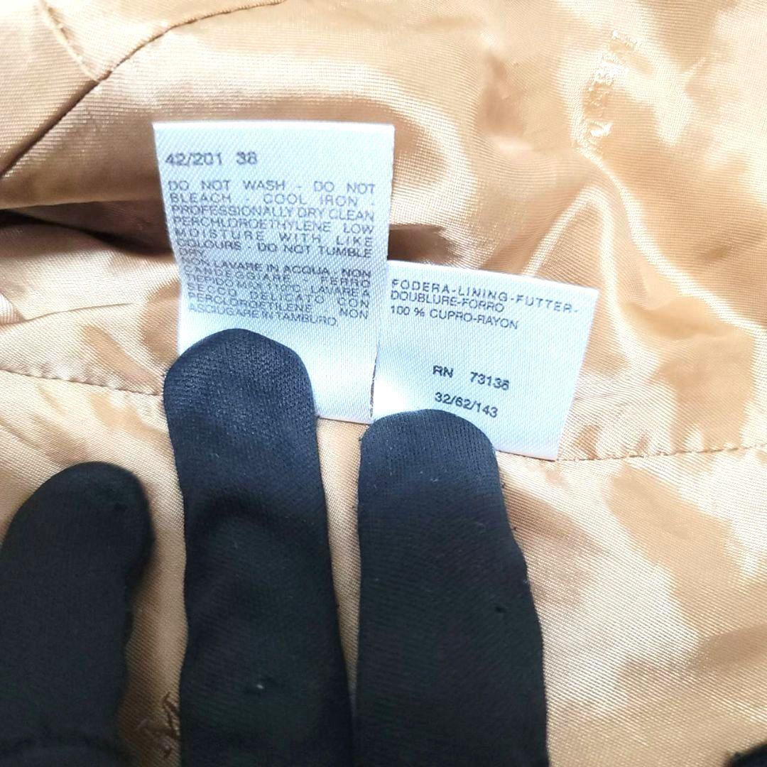 美品 マックスマーラ セットアップ 最高級 キャメル 白タグ 38 36