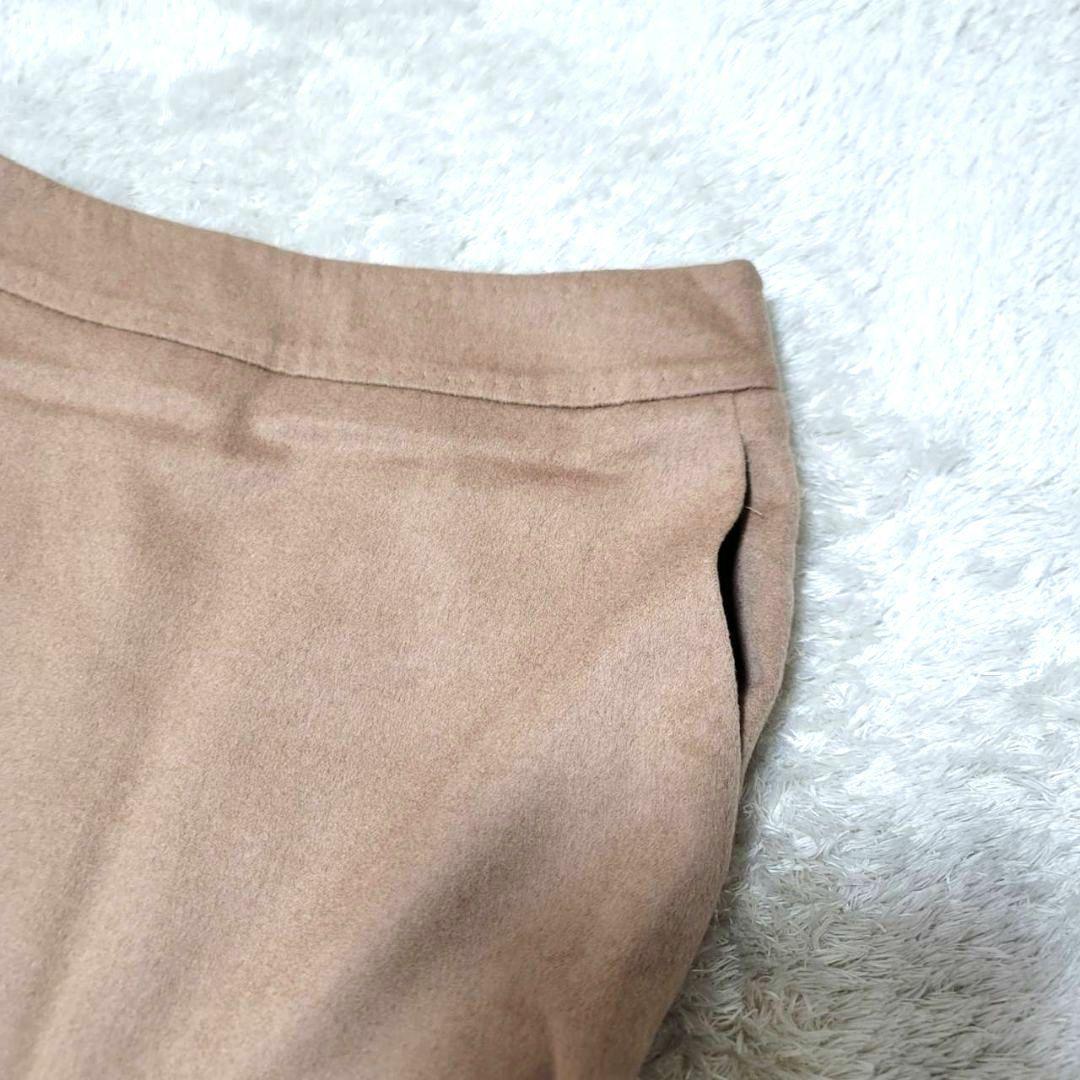 美品 マックスマーラ セットアップ 最高級 キャメル 白タグ 38 36