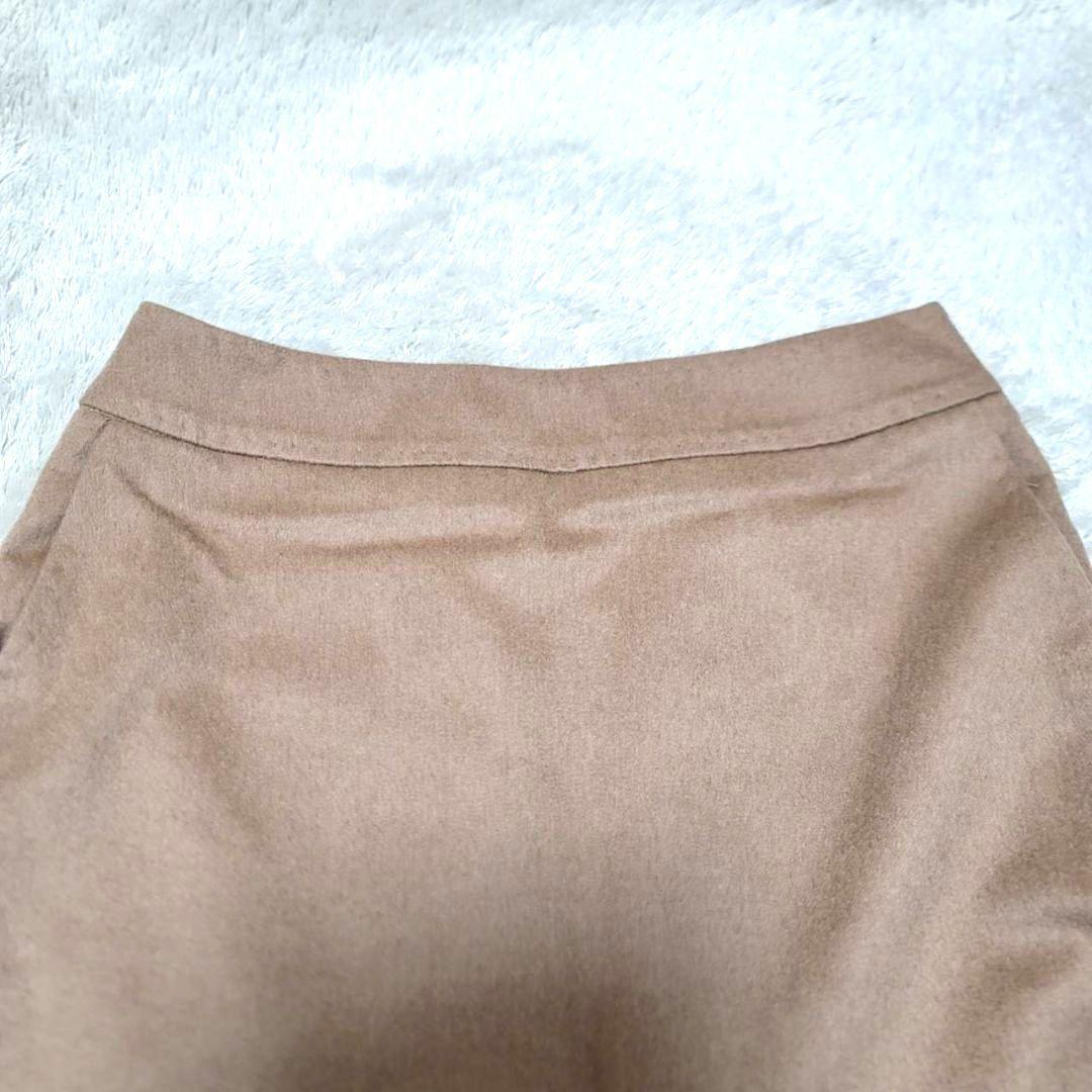 美品 マックスマーラ セットアップ 最高級 キャメル 白タグ 38 36