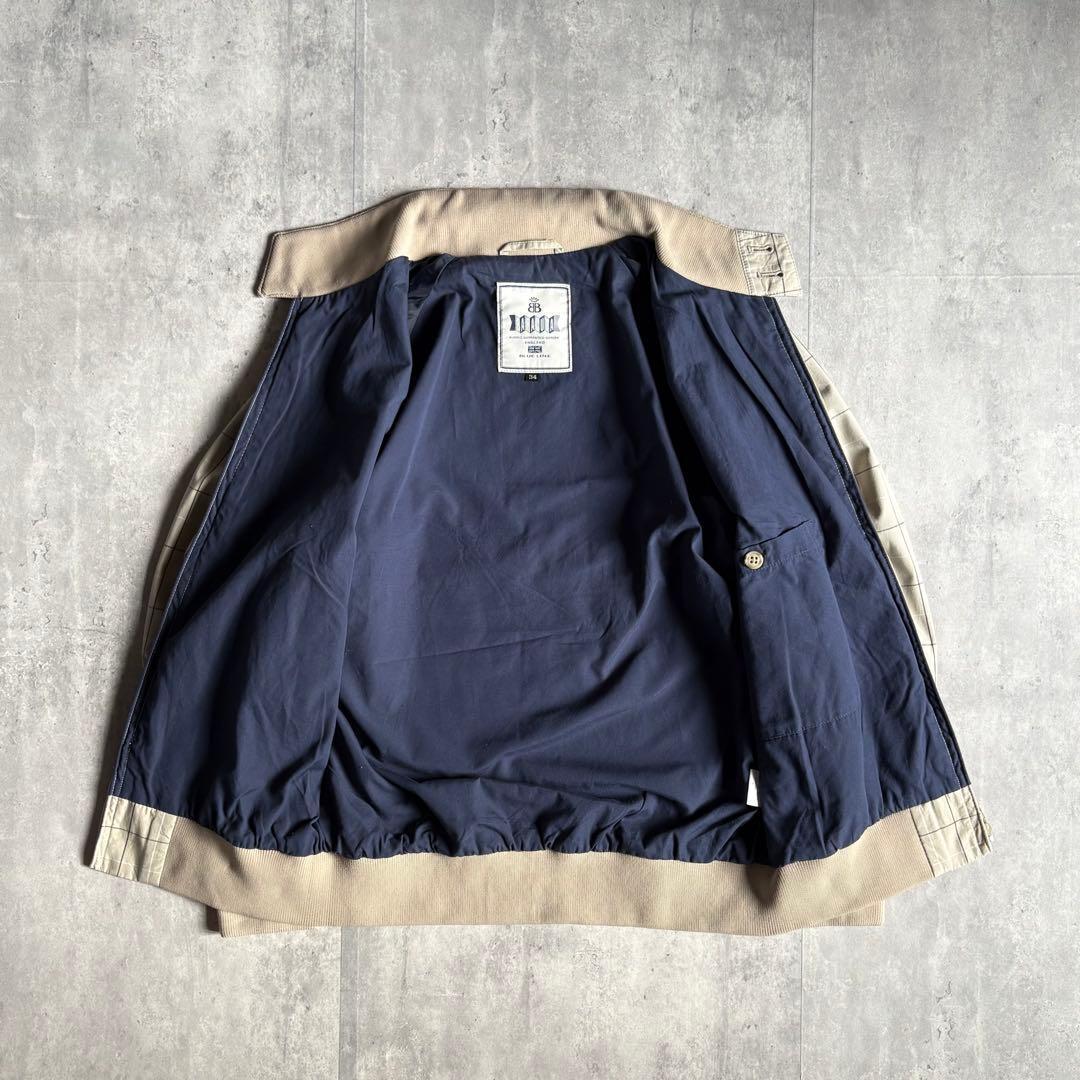 【BARACUTA】ハリントンジャケット　スイングトップ　チェック　短丈　UK