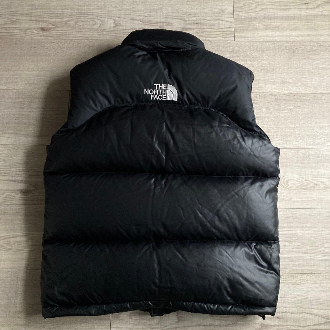 ノースフェイス ヌプシ ダウンジャケット ベスト レディース M センターロゴ
