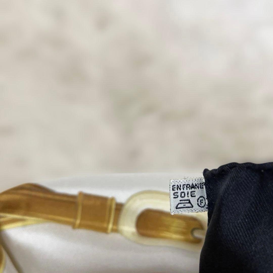 エルメスHERMES 90 カレ　コーチング　スカーフ　シルク　ビンテージ