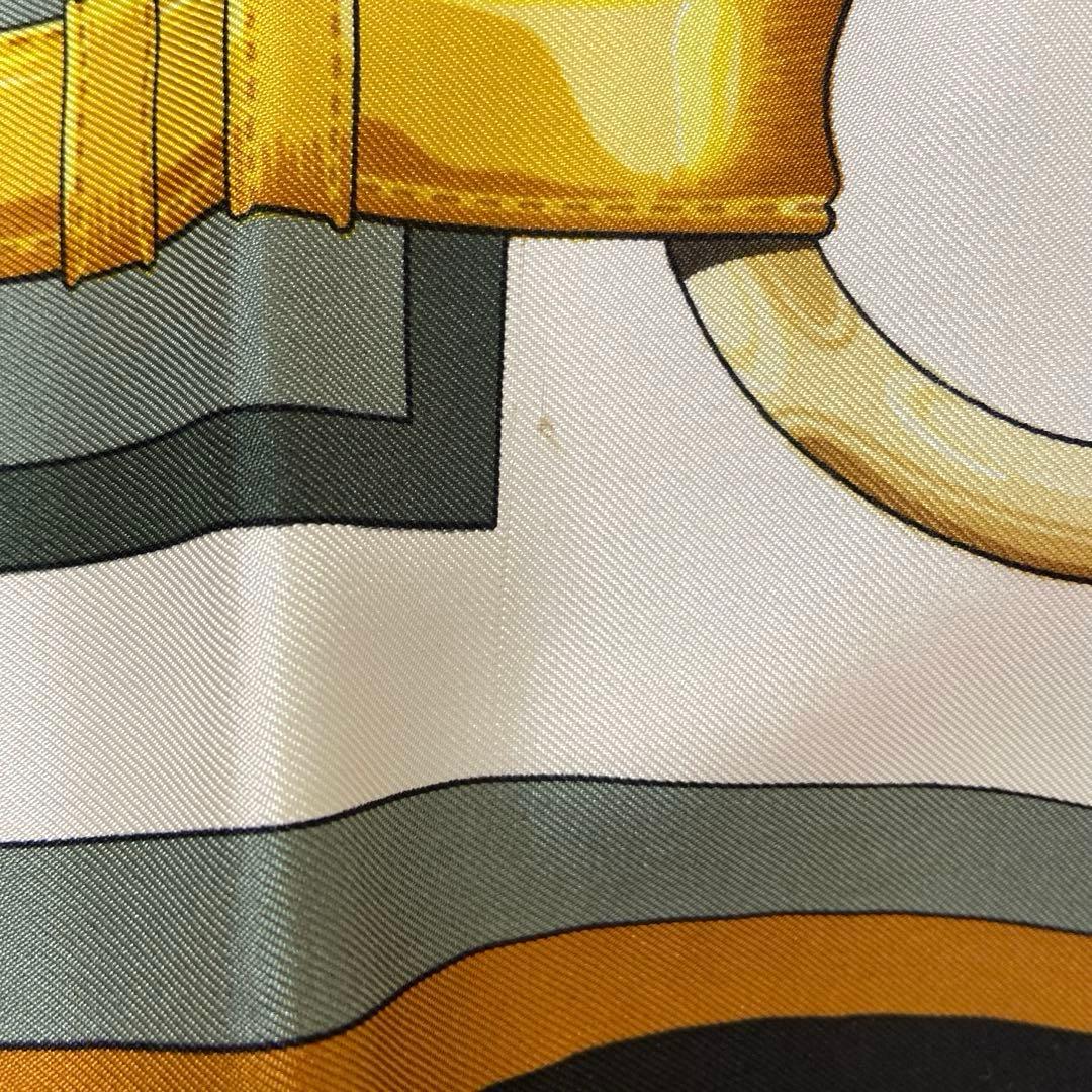 エルメスHERMES 90 カレ　コーチング　スカーフ　シルク　ビンテージ